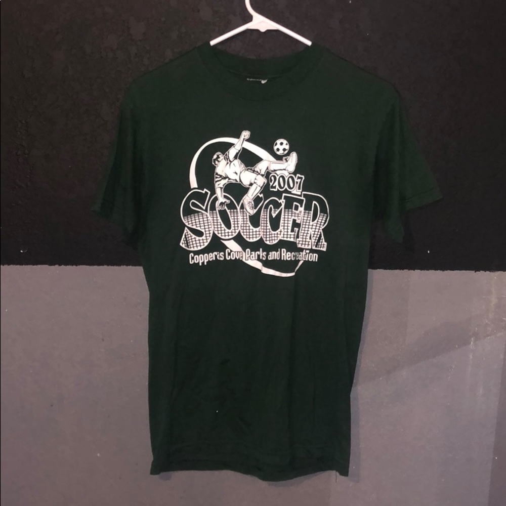 Short sleeve soccer shirt for boys